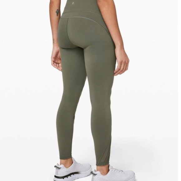 💜SOLD💜LULULEMON Green Bootcamp Ready 7/8 Tight - Picture 3 of 10